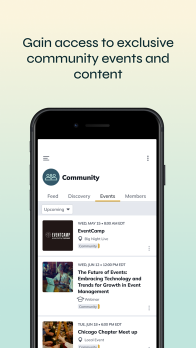 Hospitality Event Collective iPhone screenshot 4 - Social Networking app