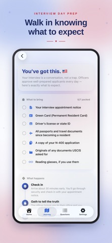 Future Citizen: Civics Test iPhone screenshot