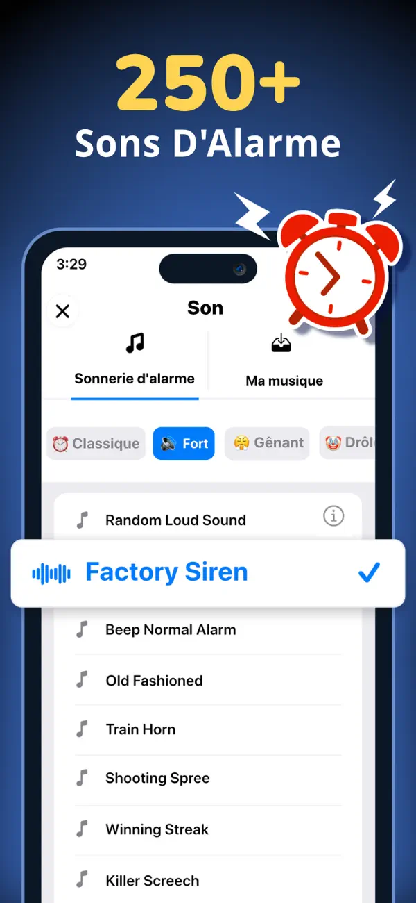 Screenshot #3 pour Réveil : Alarmes Fortes ◎
