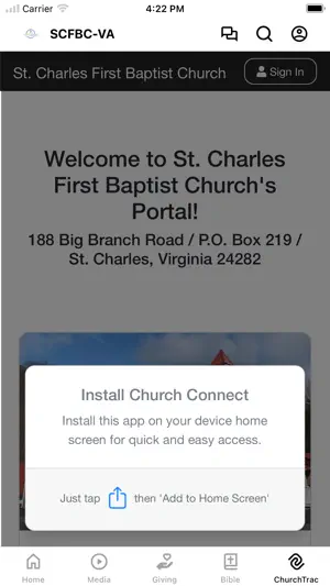 St Charles First Baptist - VA screenshot 4