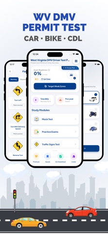 WV DMV Learners Permit Test Screenshot 1 of 10
