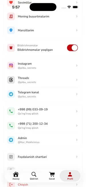 PIBU Secrets - Mobil ilovasi screenshot 1