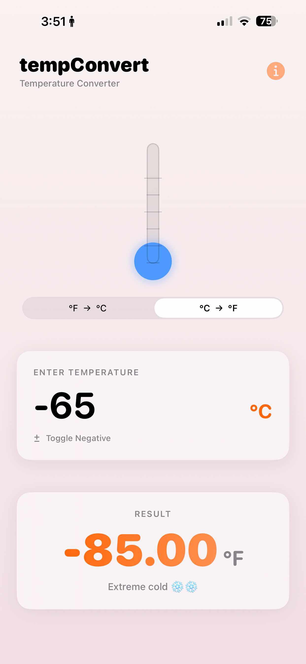 tempConvert