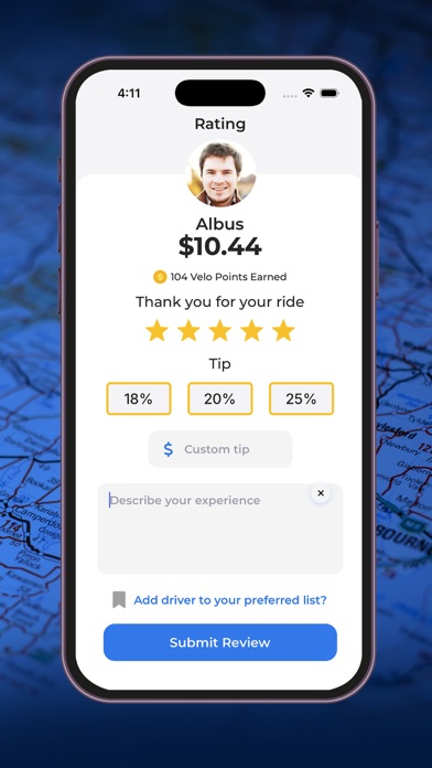 VeloRide - Request A Ride Screenshot 5 of 6