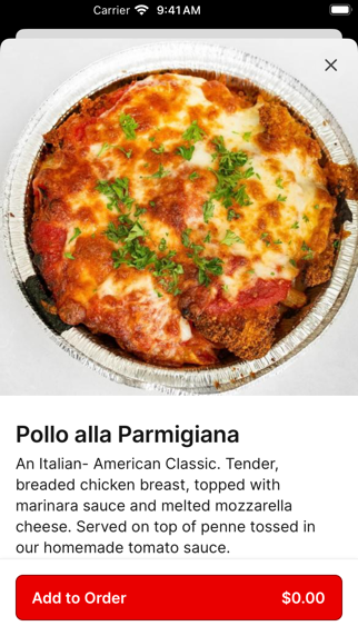 Tutto Italian Kitchen iPhone screenshot 4 - Food & Drink app
