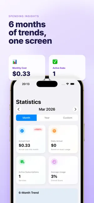 Spent: Subscription Tracker screenshot 4