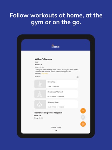 sheSTRENGTH iPad screenshot