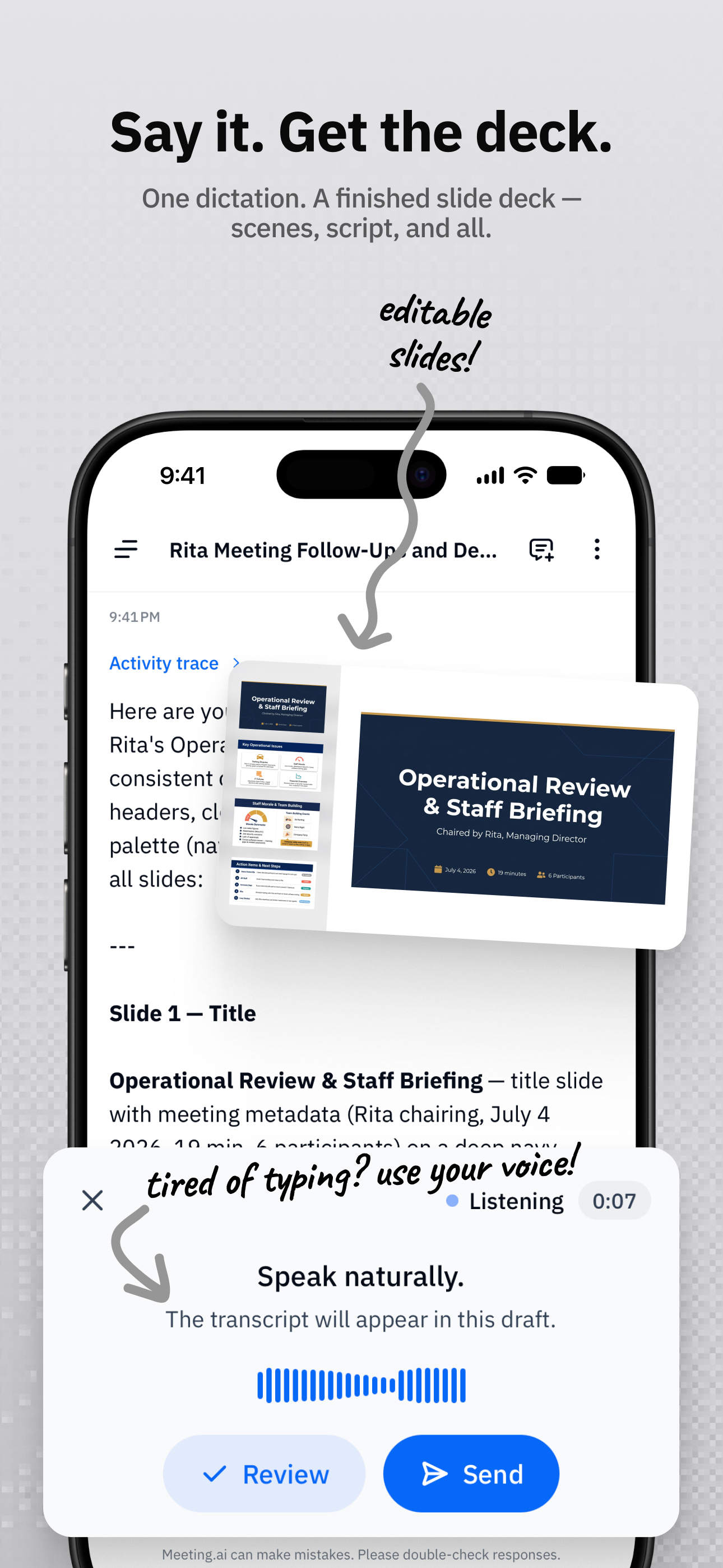 Meeting.ai: Agent for Work screenshot 5