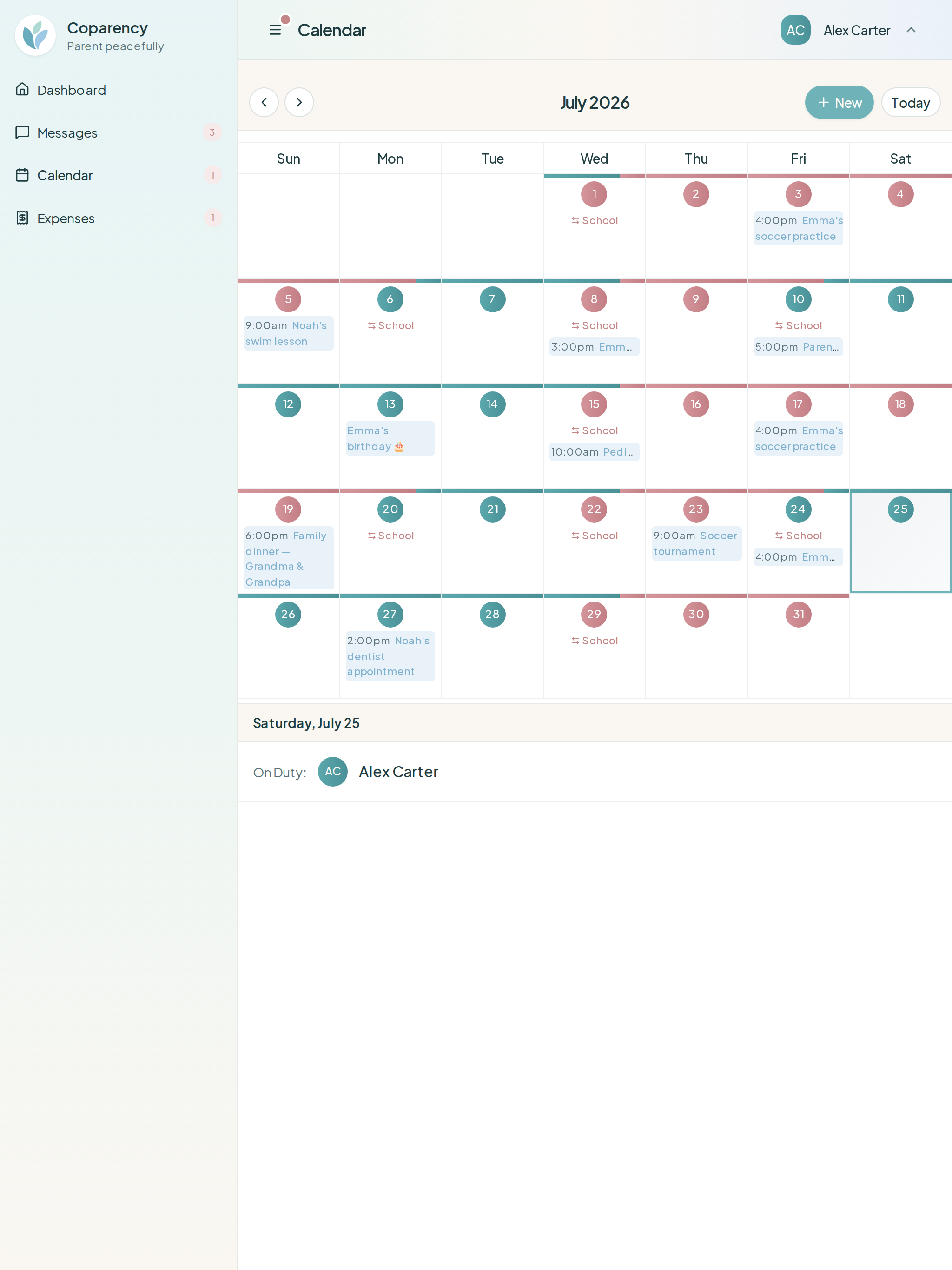 Coparency: Co-Parenting App screenshot 13