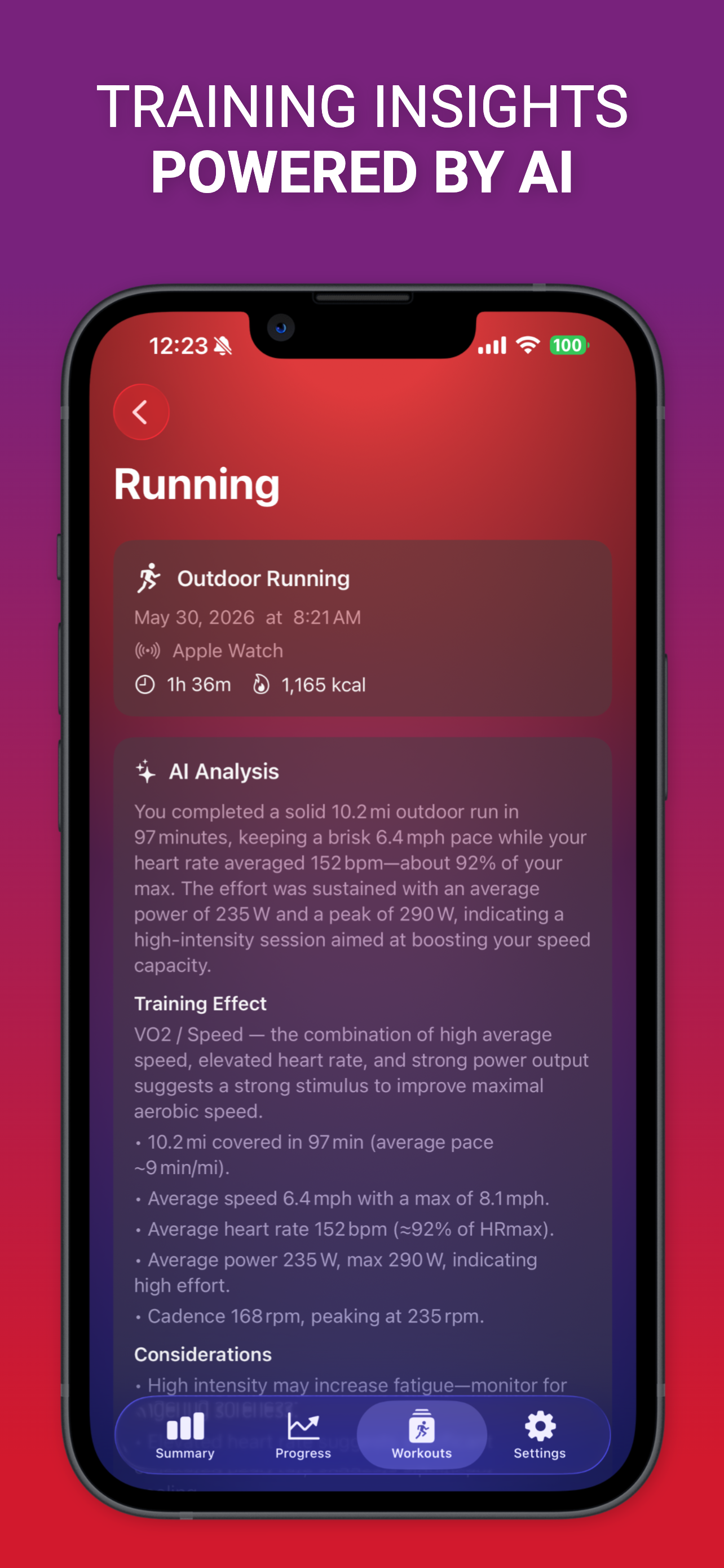 95 Fitness: Training Readiness