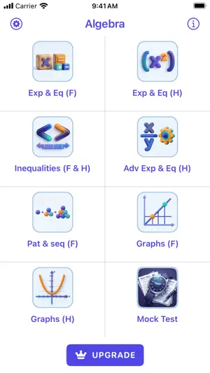 GCSE Maths Algebra Revision LT screenshot 1