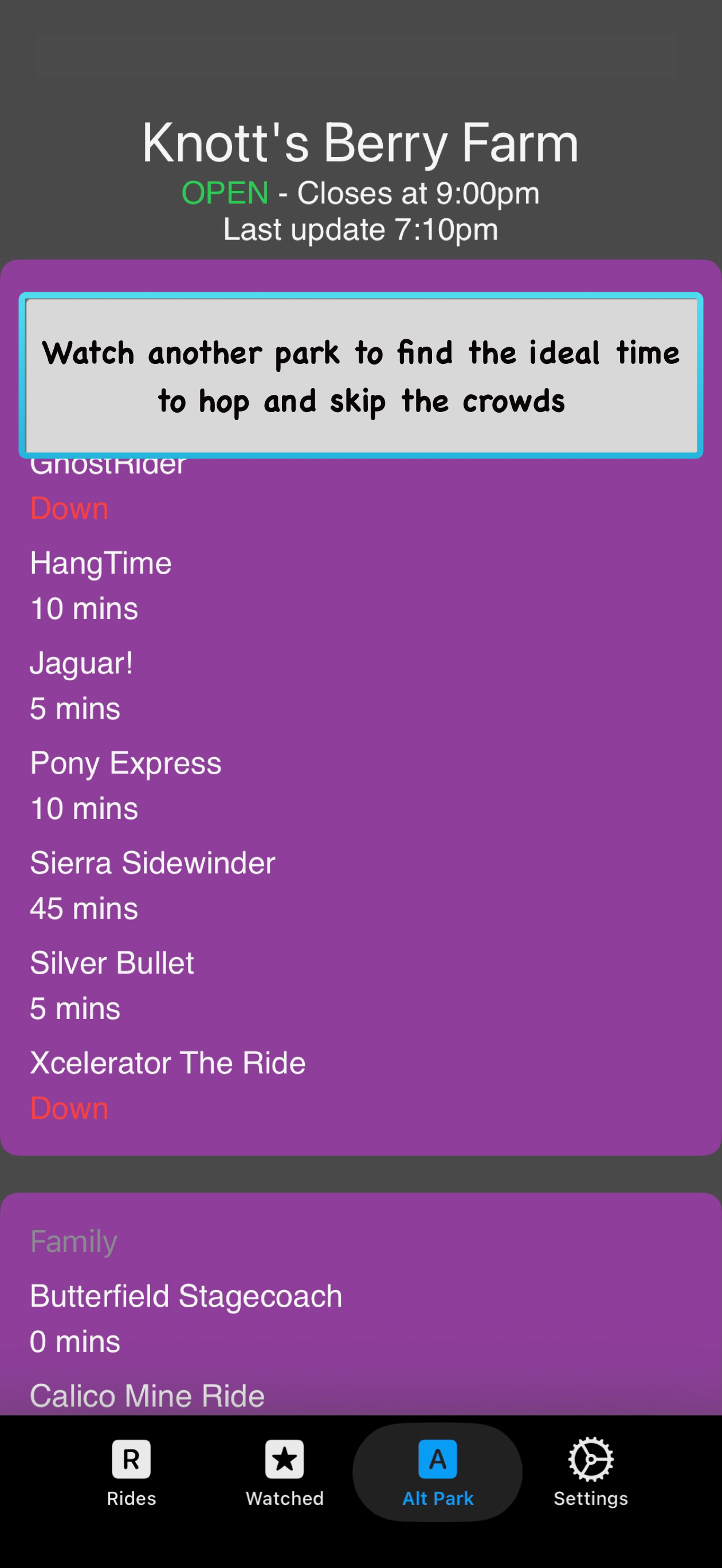 Park Wait Times screenshot 4