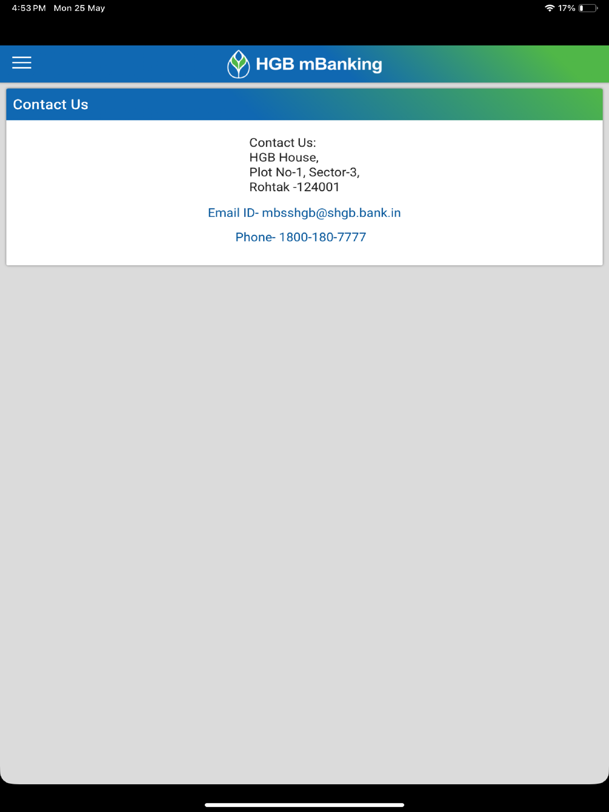 SHGB mBanking screenshot 12