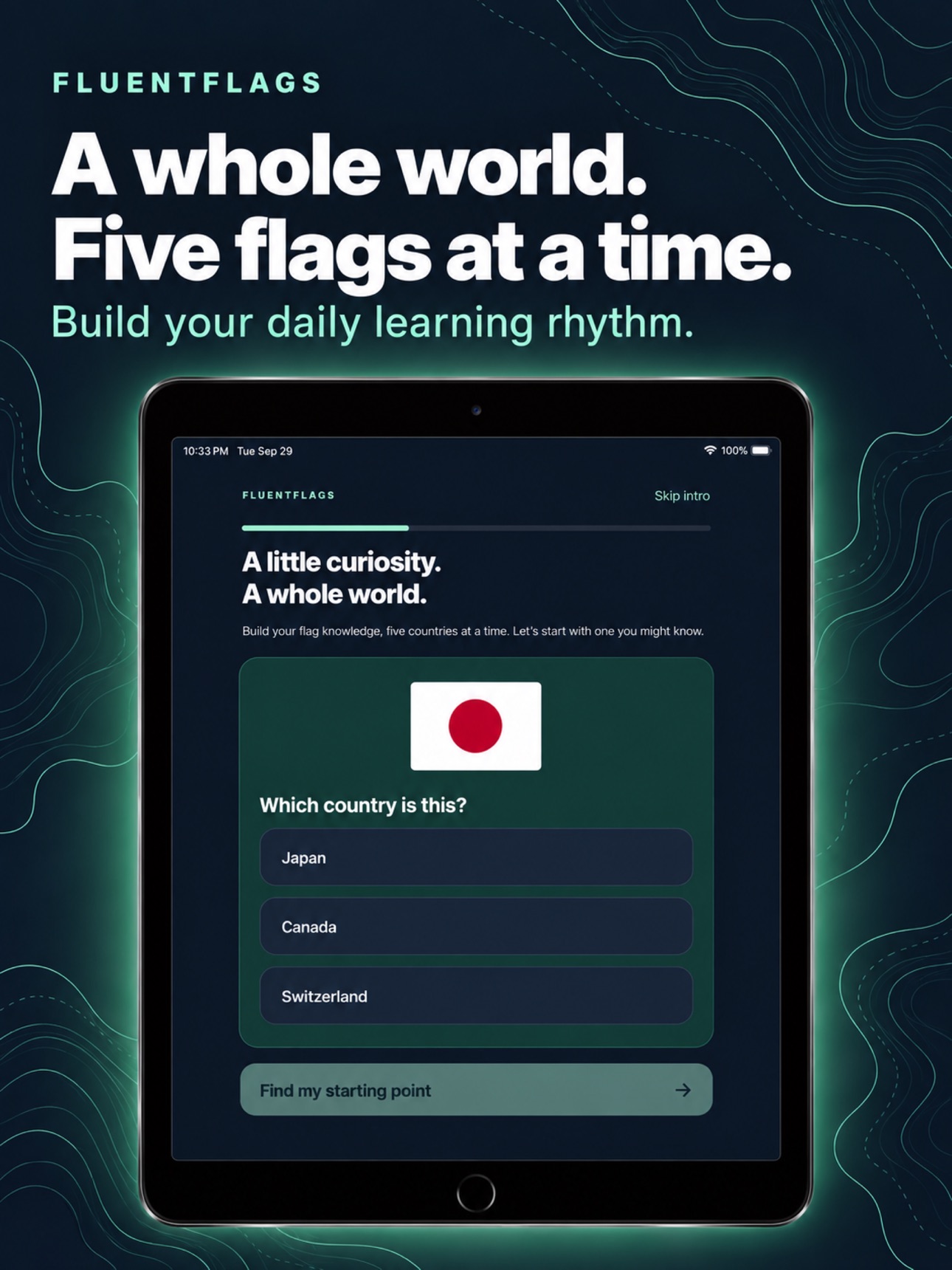 Screenshot 4 of Fluent Flags: Flag Quiz & Map