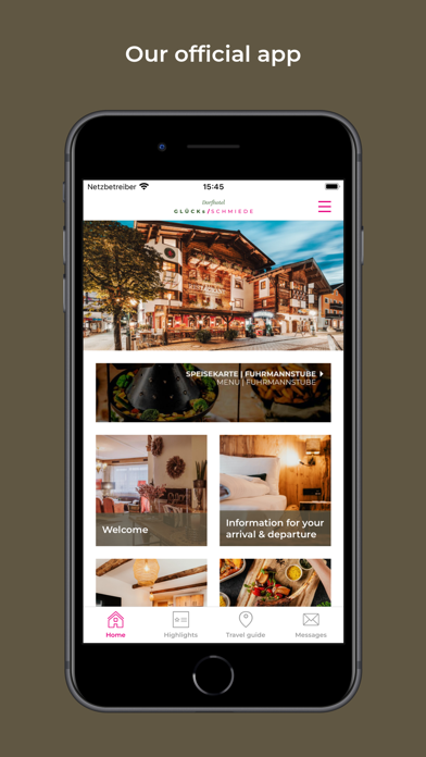 Dorfhotel Glücksschmiede Screenshot