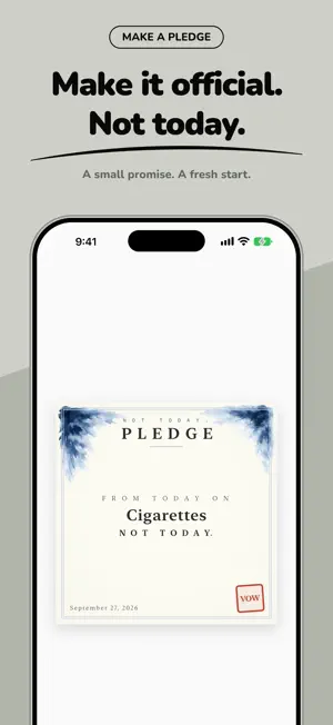 Not Today. Quit Habit Tracker screenshot 4