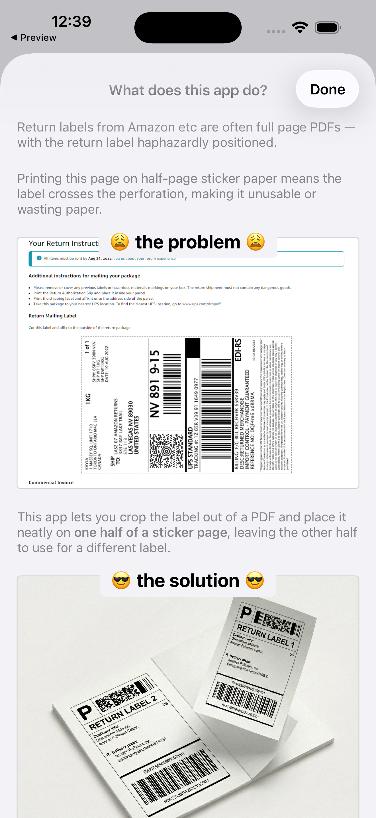 Half-Page Label Printer screenshot 6