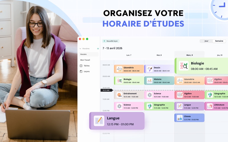 Screenshot #1 pour Agenda Сréatif Pour Etudiant