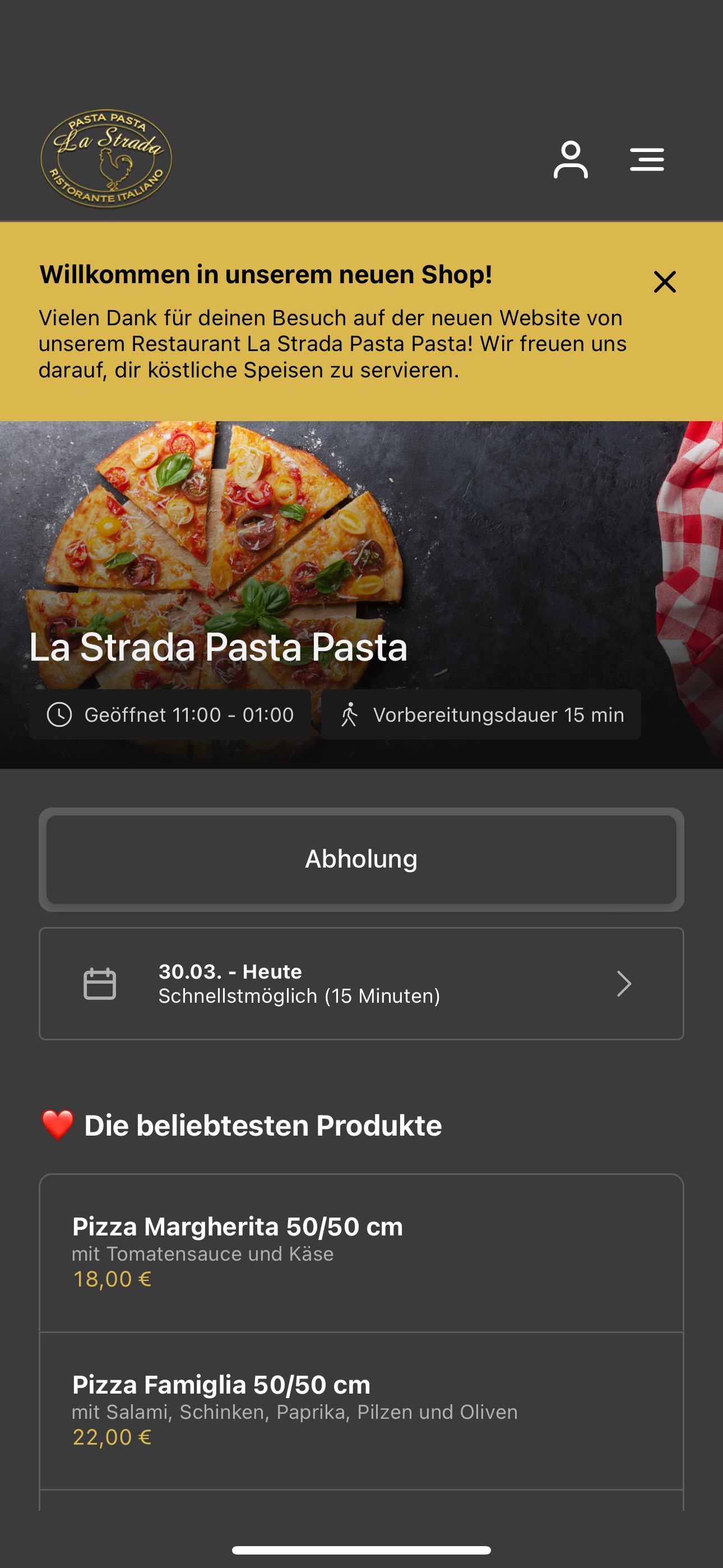 La Strada Pasta Pasta screenshot 3