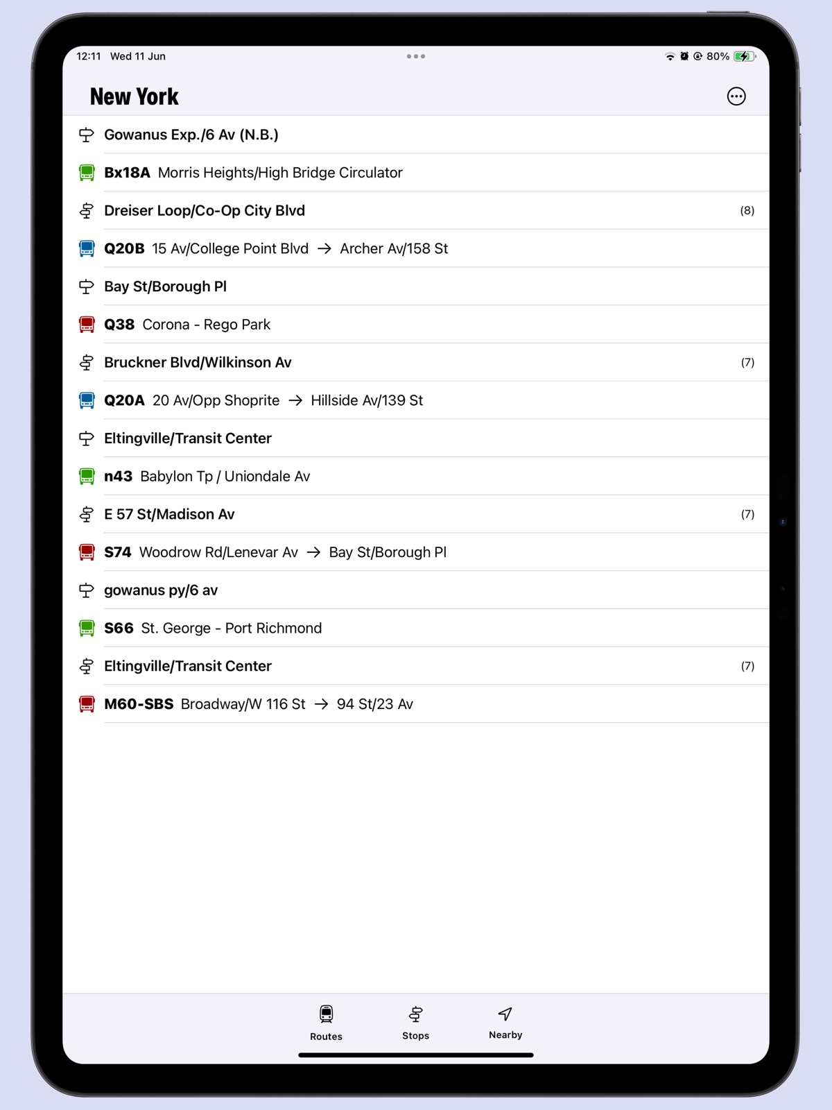 Transit: offline schedules ipad screenshot 1