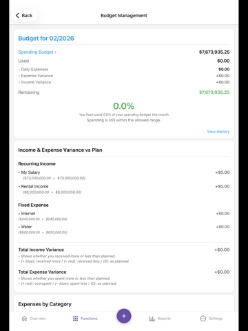 Expense Tracker - Budget Book iPad screenshot