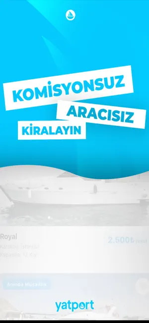 Yatport - Yat&Tekne Kiralama iPhone screenshot 1
