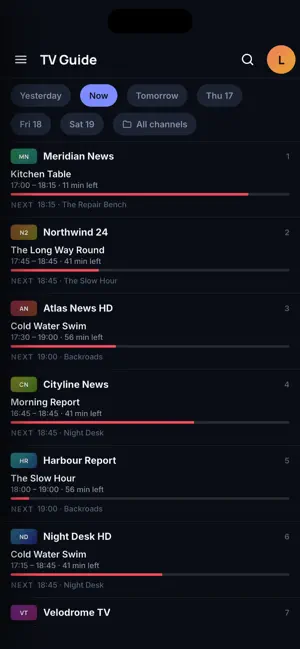 Aerial: IPTV Player screenshot 3