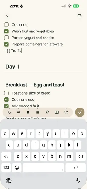 Truffle Journal screenshot 3