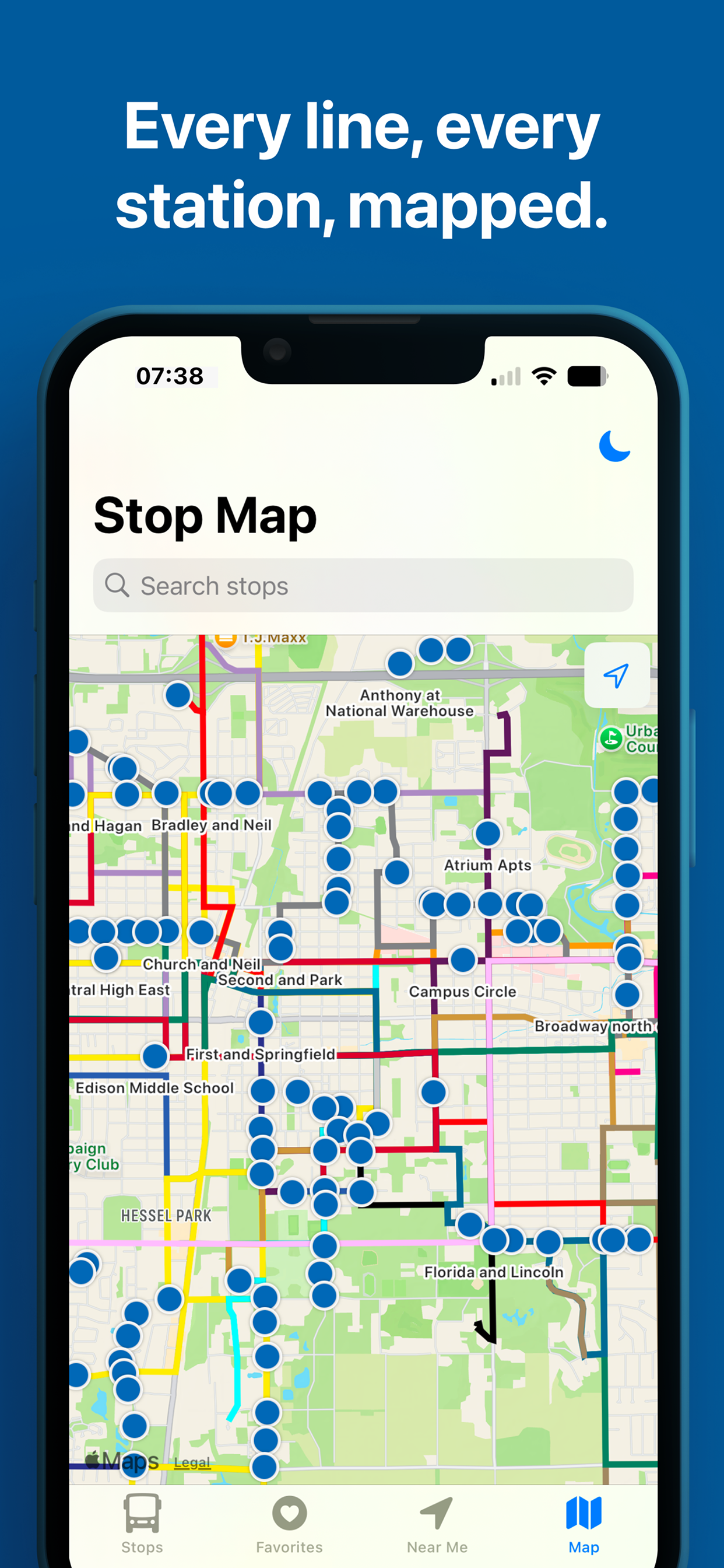 UIUC Bus screenshot 5