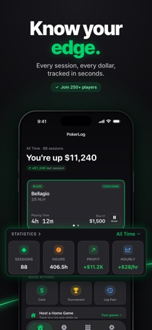 PokerLog: Poker Tracker Screenshot 1 of 7