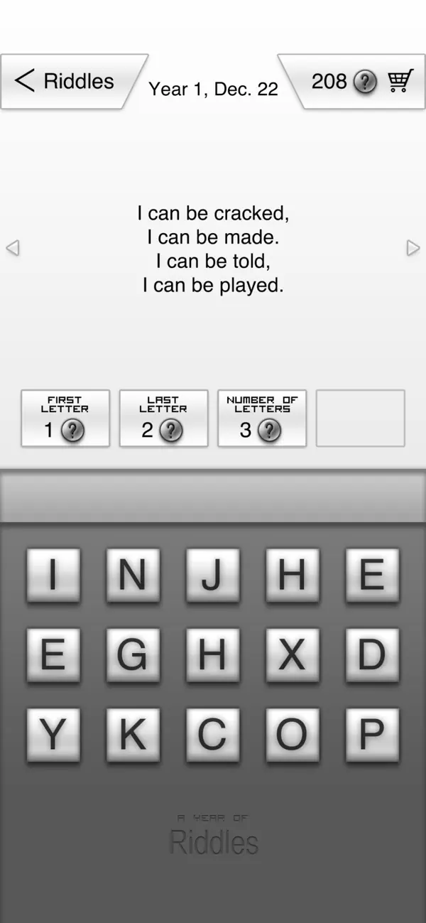 Screenshot #3 pour A Year of Riddles