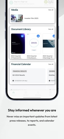 Agthia Investor Relations screenshot