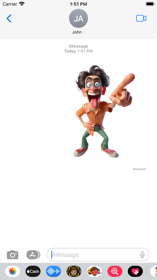 #4. Pointing Stickers (iOS) Podle: Paul Scott