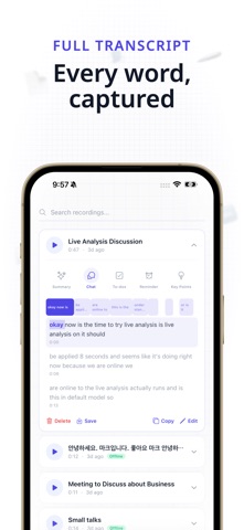 notesaid: AI Voice Note Taker Screenshot 4 of 7