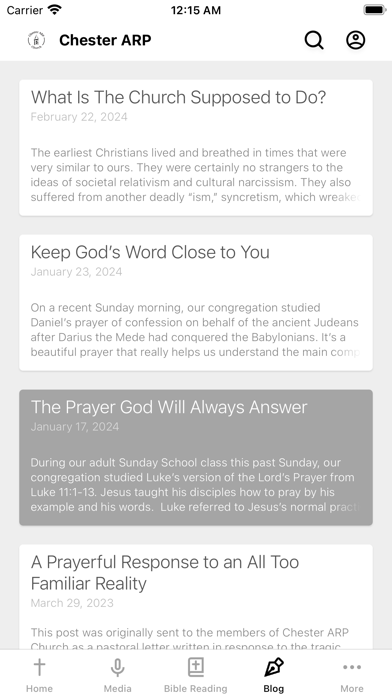 Chester ARP Church Screenshot