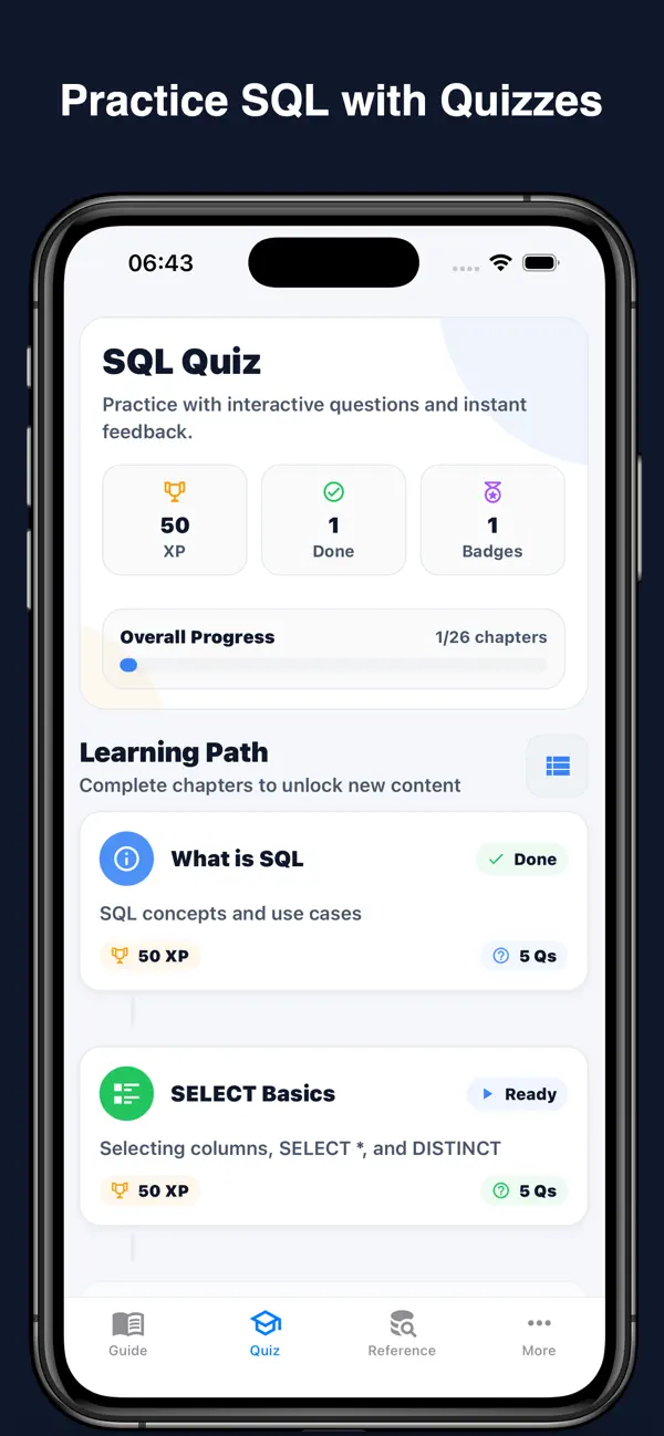 #3. SQL Guide (iOS) di: 婉媚 邵