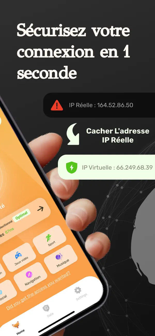Screenshot #2 pour Mistero VPN : Sécurité WiFi
