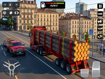 Euro Truck Driving Truck Games iPad screenshot