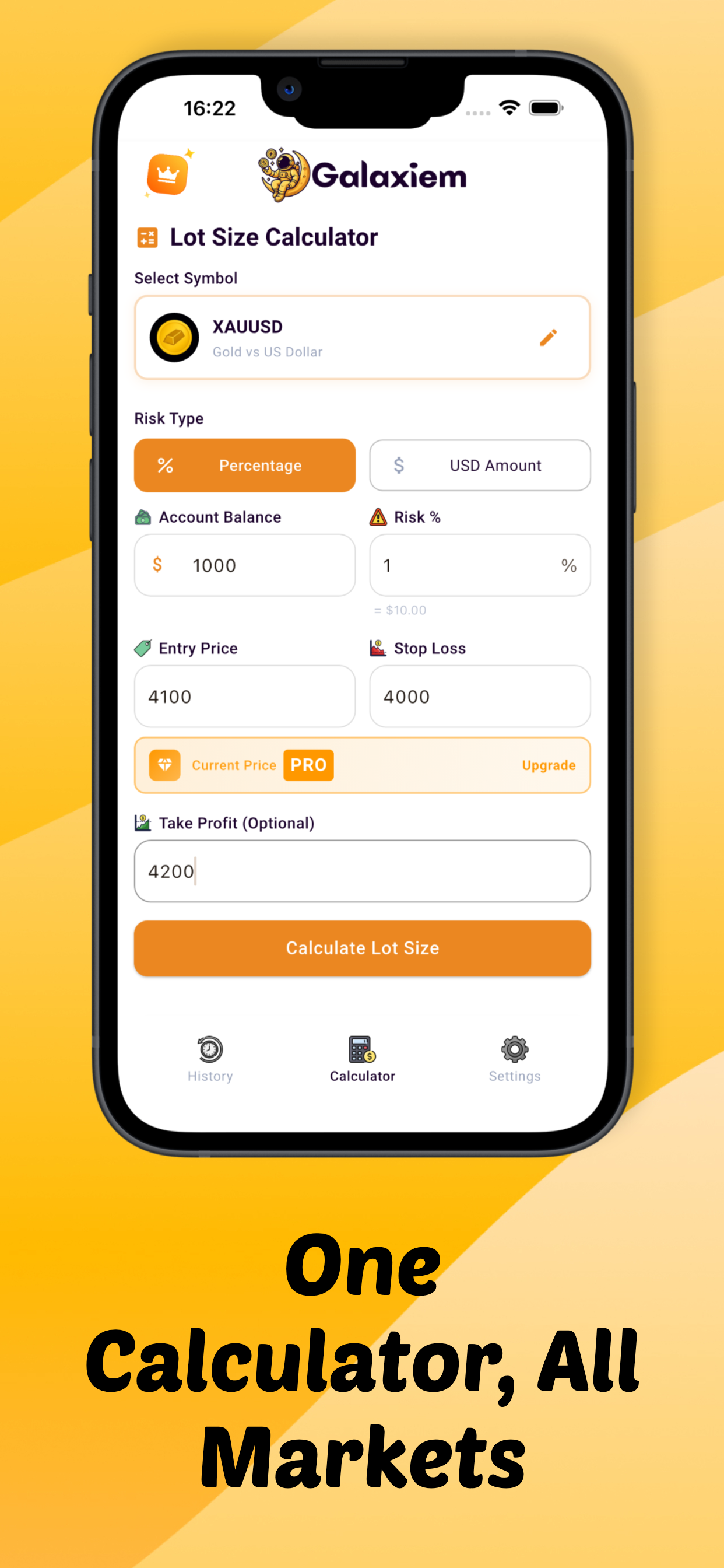 Lot Size Calculator - Galaxiem screenshot 7