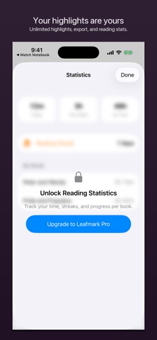 Leafmark: EPUB Reader & Notes Screenshot 6 of 9