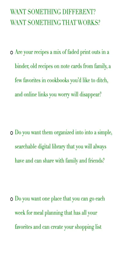 FamilyRecipeLibrary screenshot 1