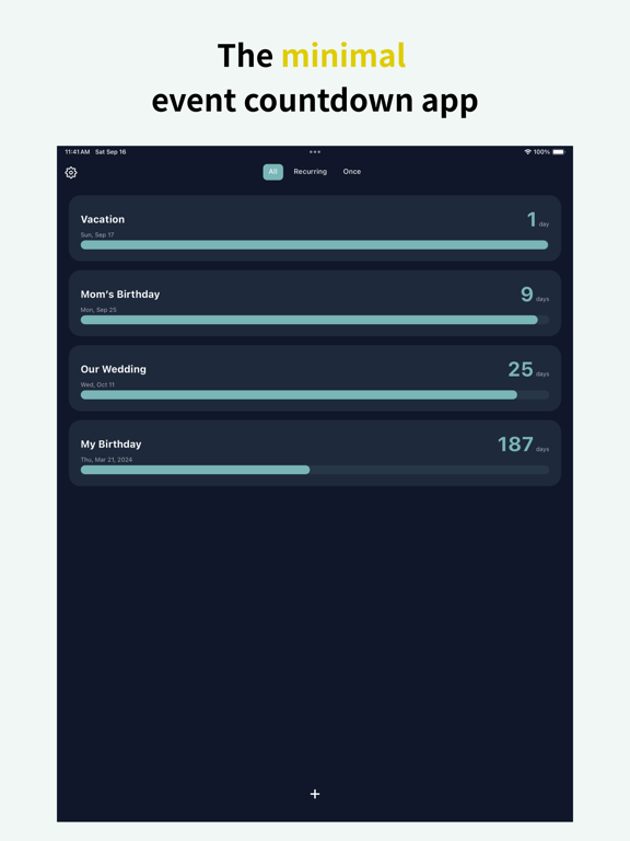 Countdown Widgets Count365