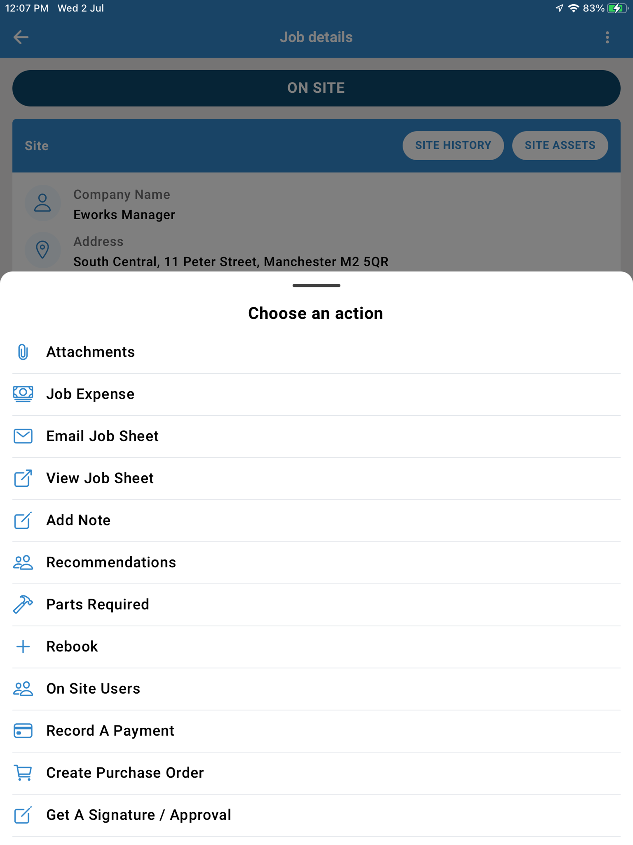 Eworks Manager