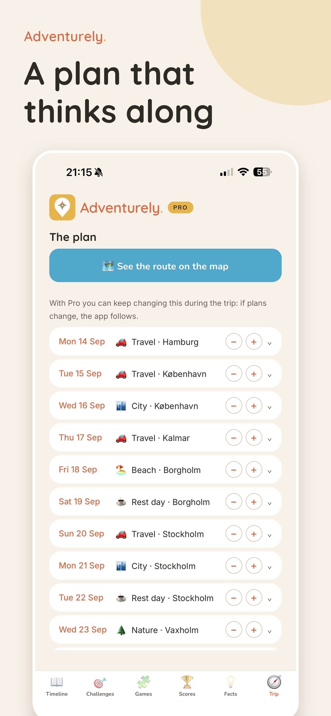 Screenshot 2 of Adventurely: Trip Challenges