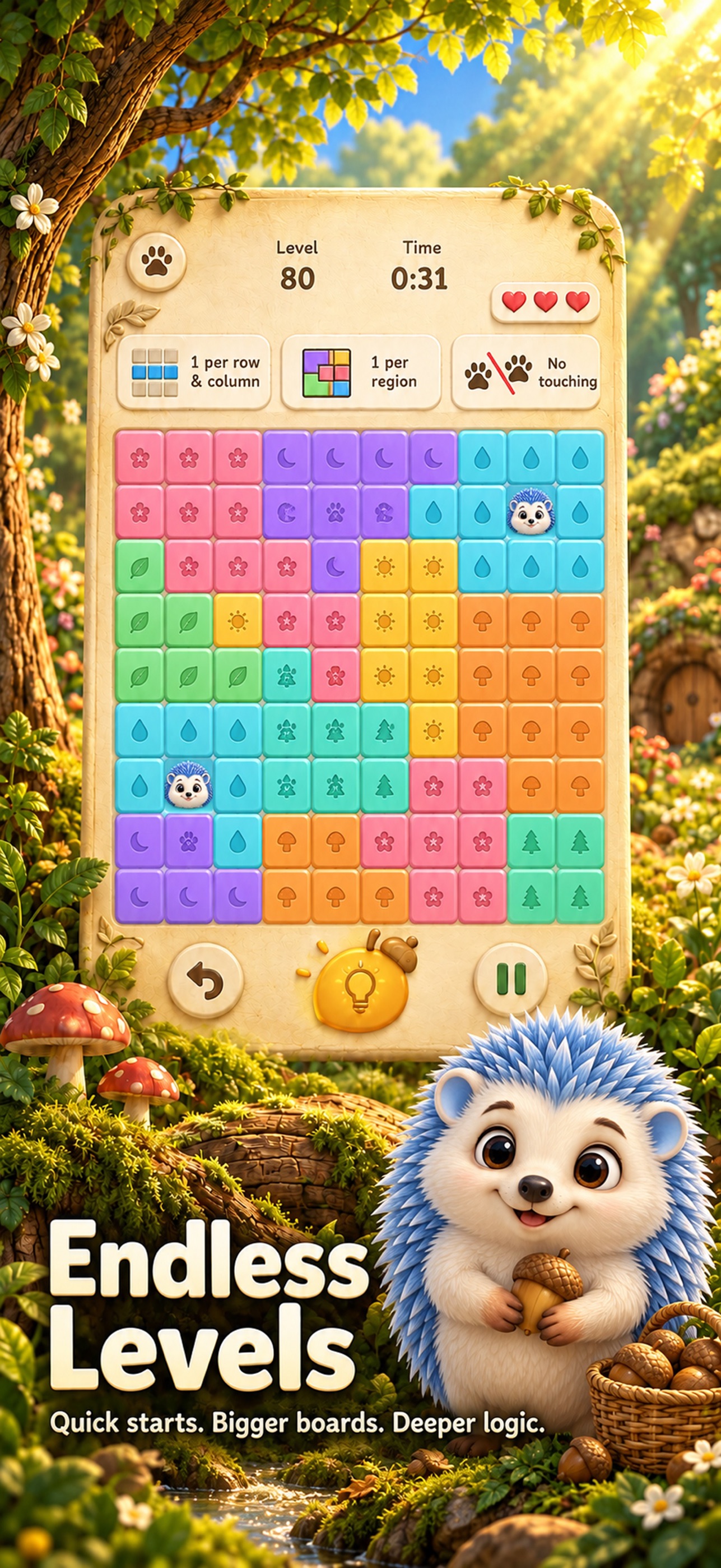 Screenshot 4 of Prickle: Hedgehog Logic Puzzle