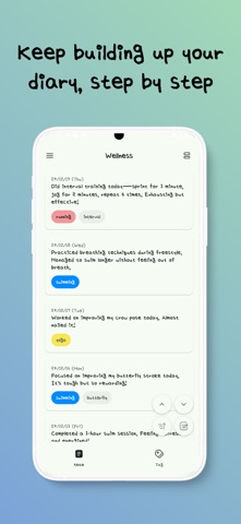 Tag Diary: a diary with tags Screenshot 3 of 5