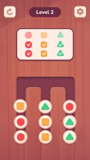 color shape sort puzzle iphone screenshot 1