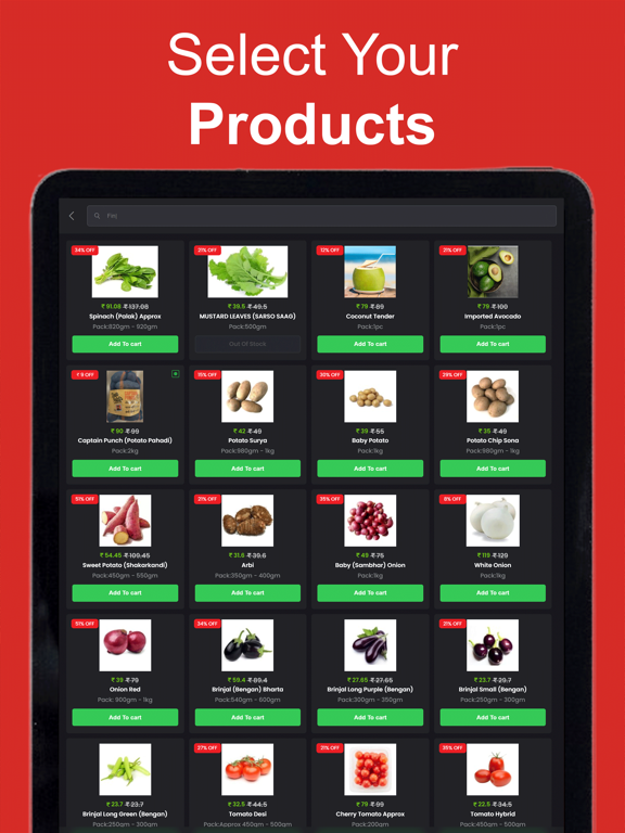 fruituncle iPad screenshot 3 - Shopping app