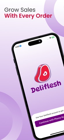 Deliflesh Orders Screenshot 1 of 7
