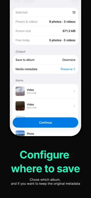 Downsize: Media Shrinker screenshot 2